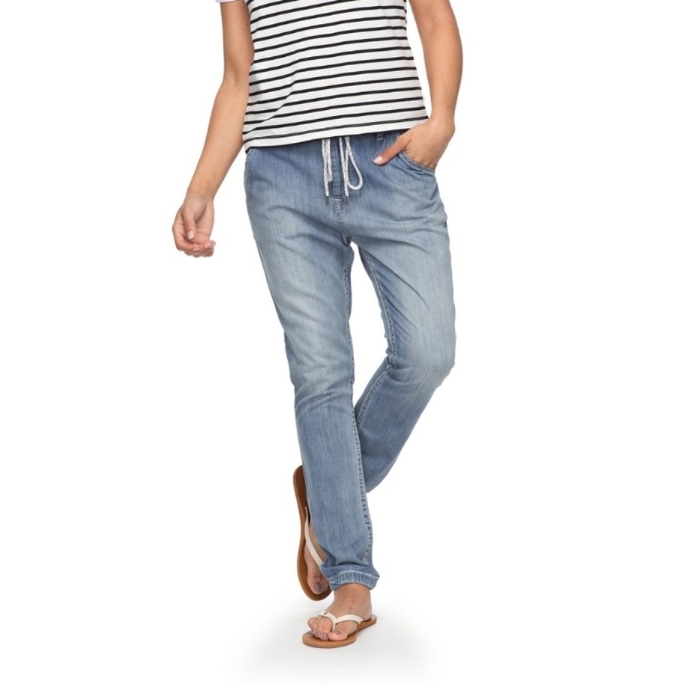Roxy Tropi Call Denim Beach Pants